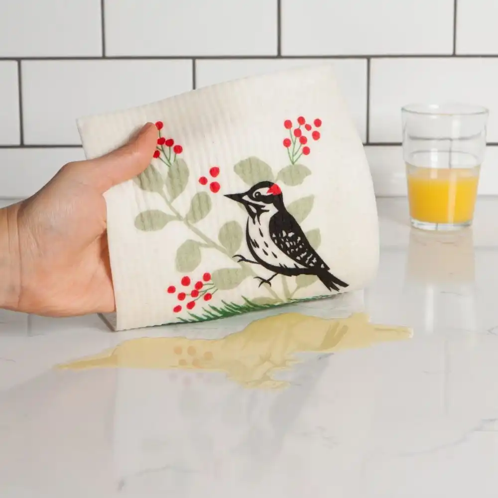Alternative view of Ecologie by Danica Swedish Dish Cloth | Woodpecker