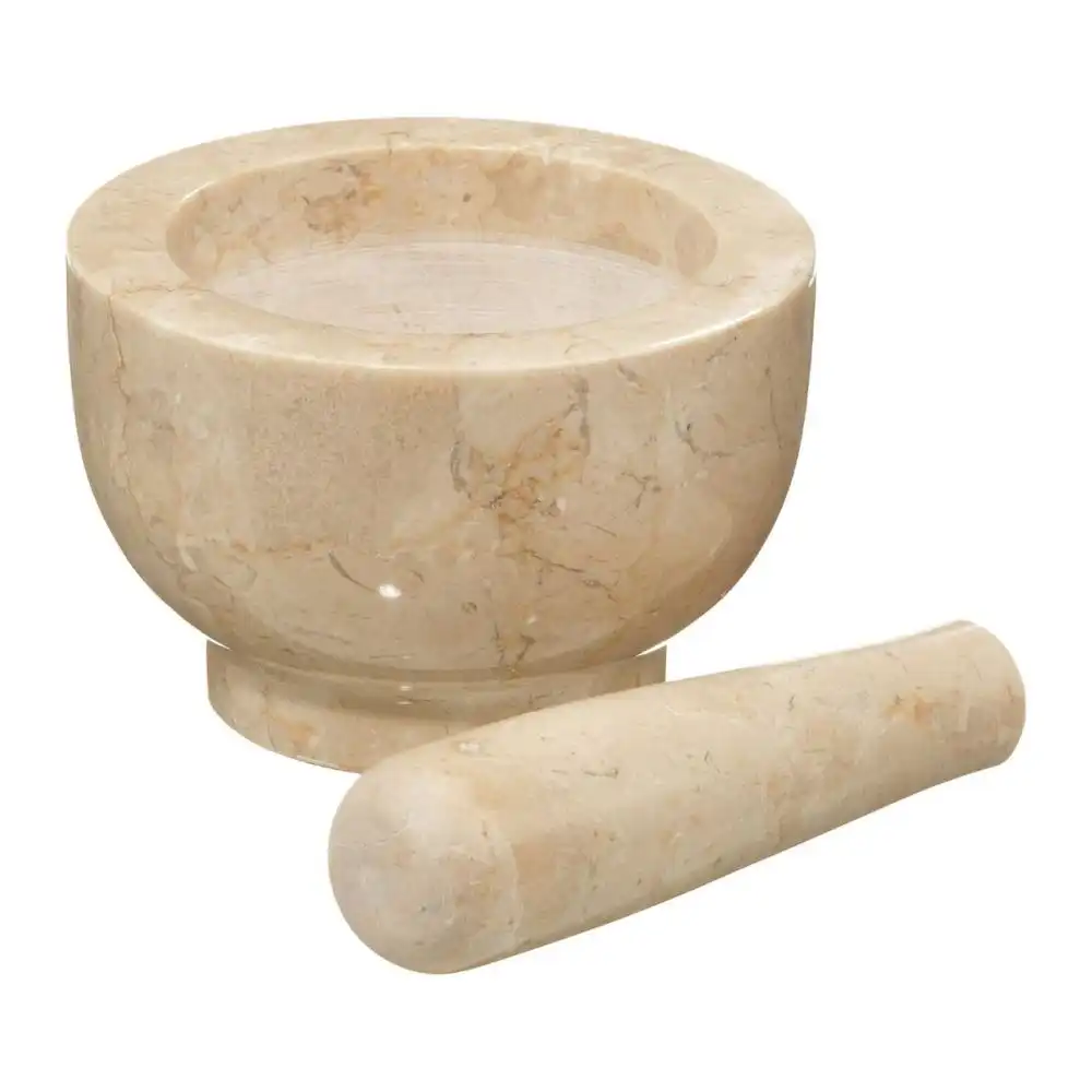 Alternative view of Frieling Marble 4" Mortar & Pestle | Champagne