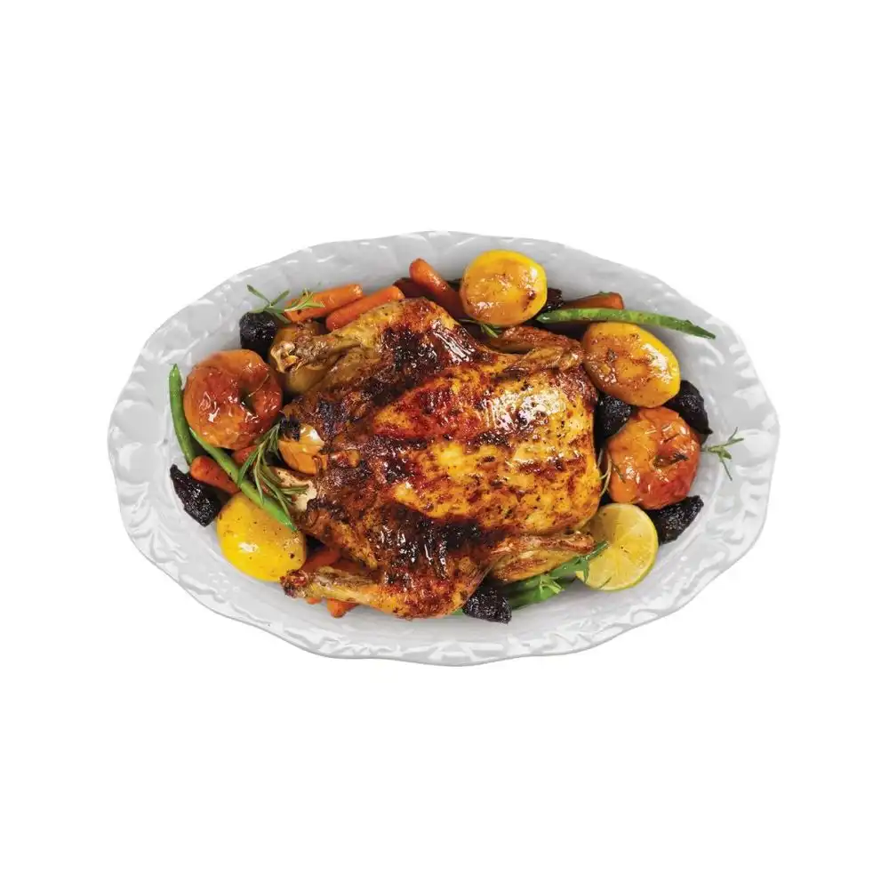 Alternative view of Harold Imports Turkey Platter and Serving Tray: 17.5", White Porcelain