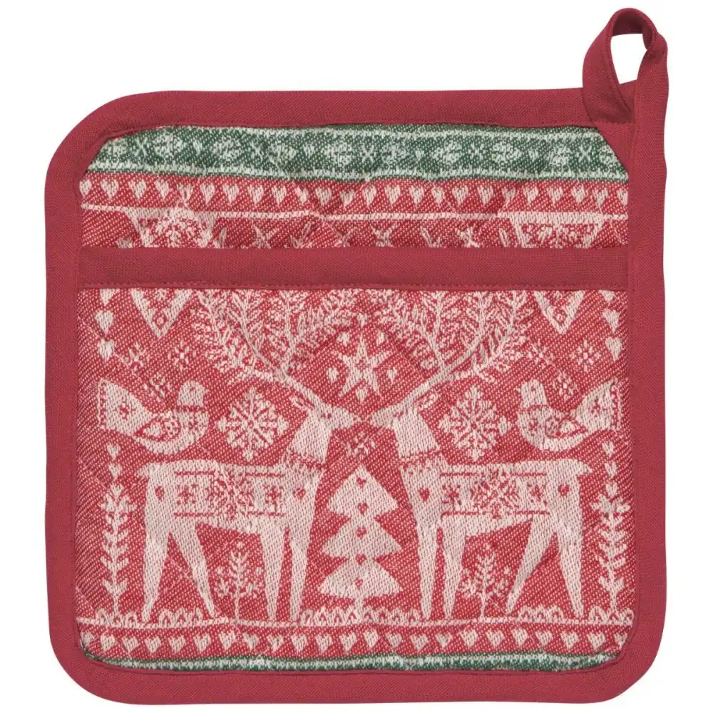 Now Designs by Danica Christmas Jacquard Potholder | Folk Forest
