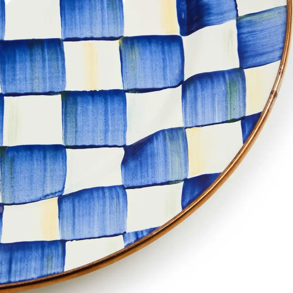 Alternative view of MacKenzie-Childs Royal Check 12" Charger/Plate