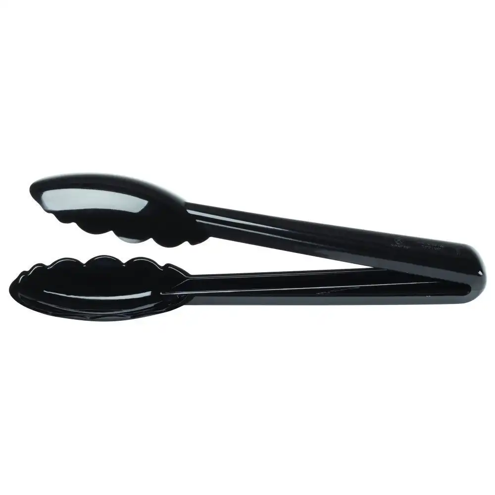 Mercer Culinary Hell's Tools High-Heat 9.5" Utility Tongs | Black