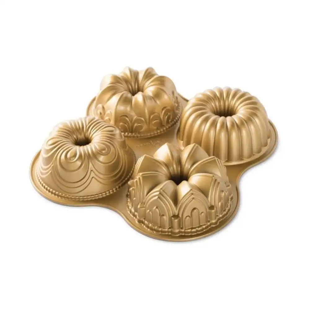 Nordic Ware Premier Gold Bundt Quartet Pan