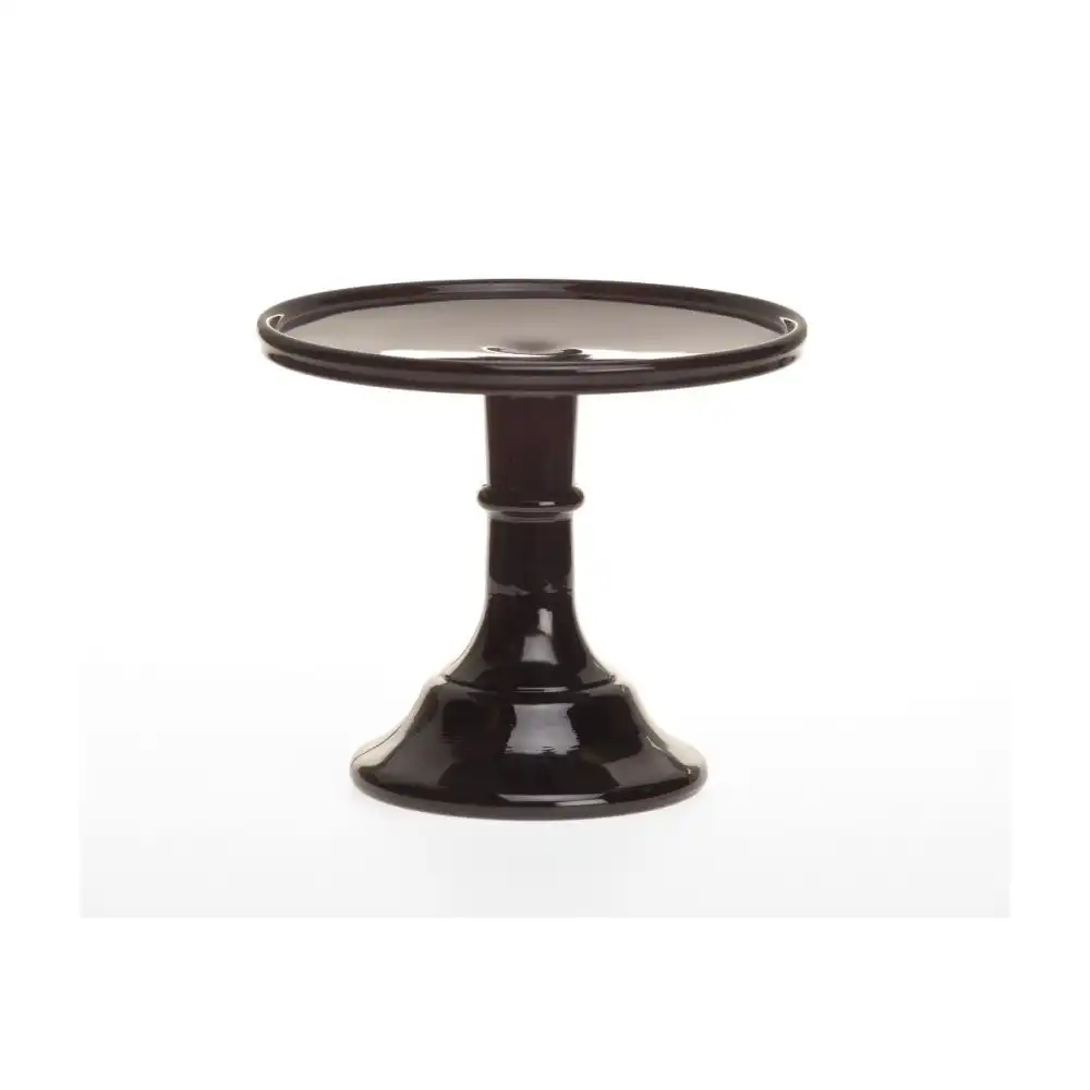 Mosser Glass 6" Cake Plate | Black Raspberry