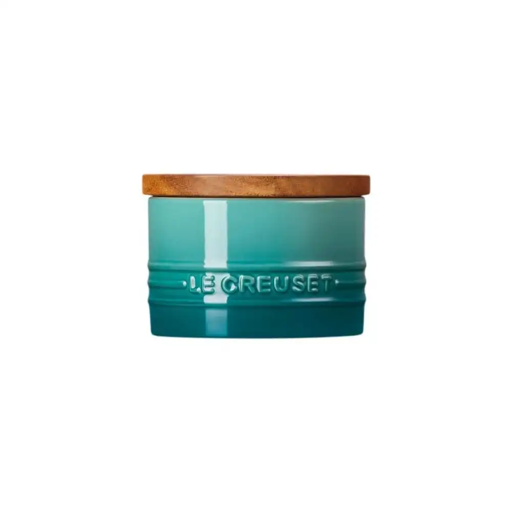 Alternative view of Le Creuset Signature 7oz Salt Cellar with Wood Lid | Riviera