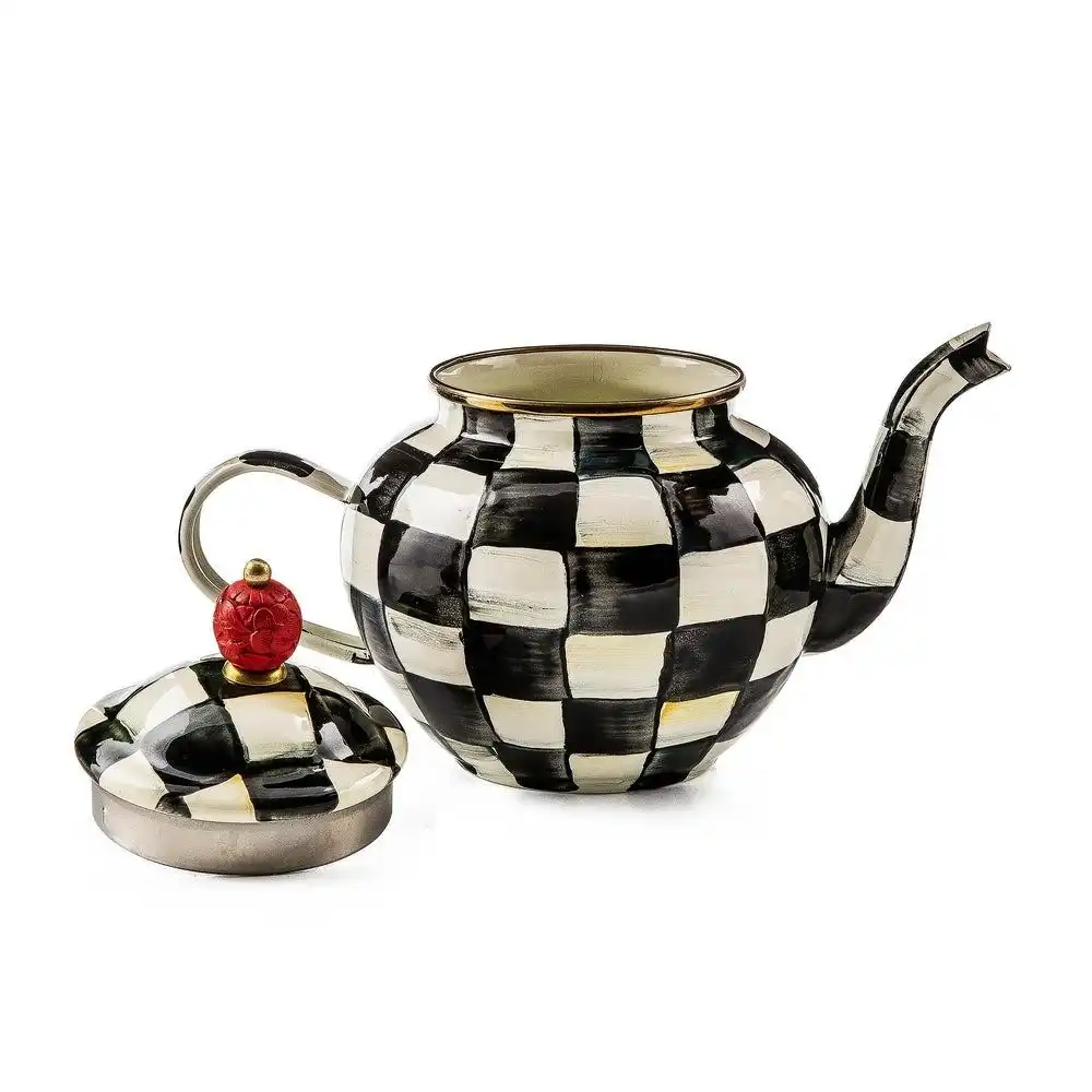 Alternative view of MacKenzie-Childs Courtly Check 4-Cup Teapot