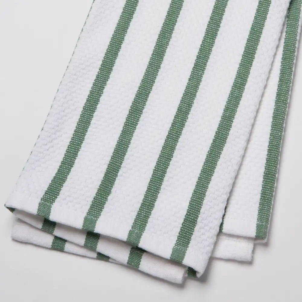 Alternative view of Now Designs by Danica Basketweave Dishtowel | Elm Green