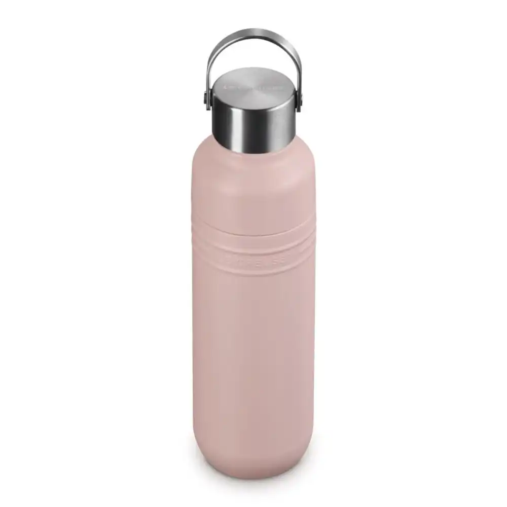Alternative view of Le Creuset On The Go 16oz Stainless Steel Water Bottle | Shell Pink