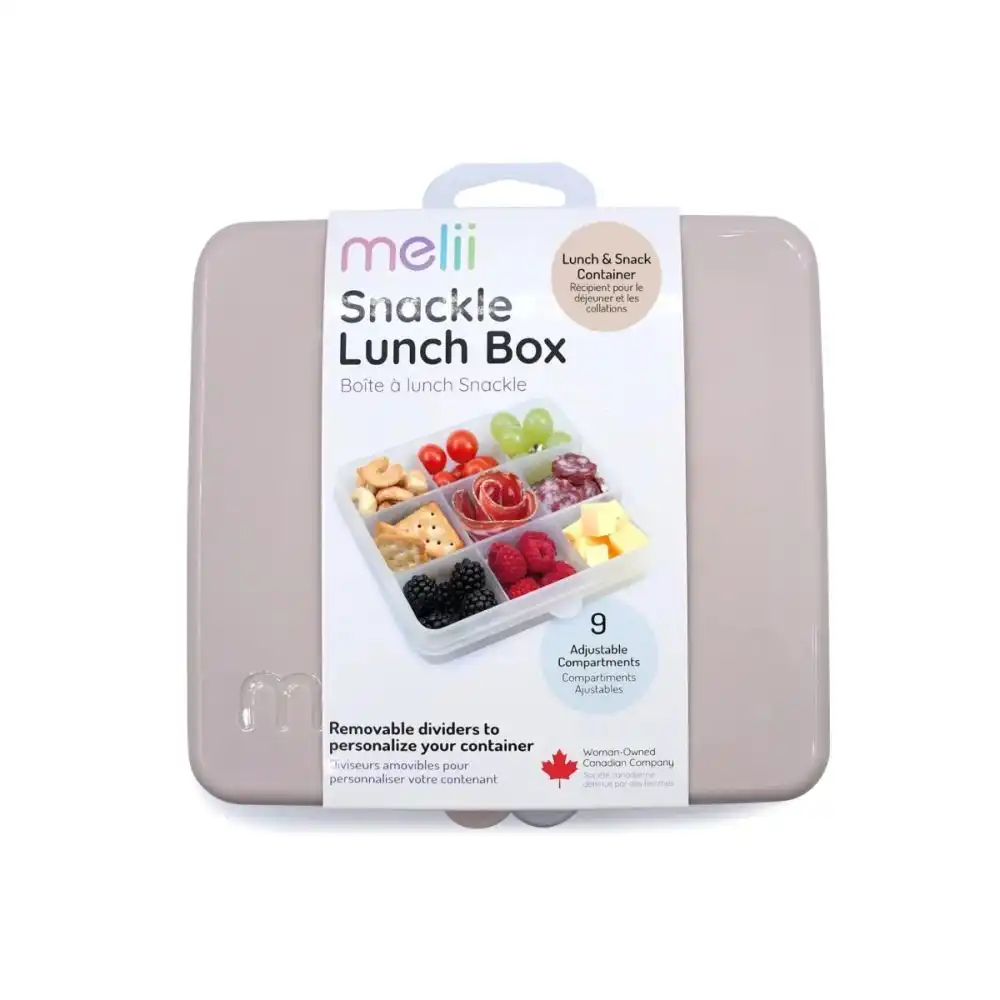 Melii 9 Compartment Snackle Box | Oat Milk