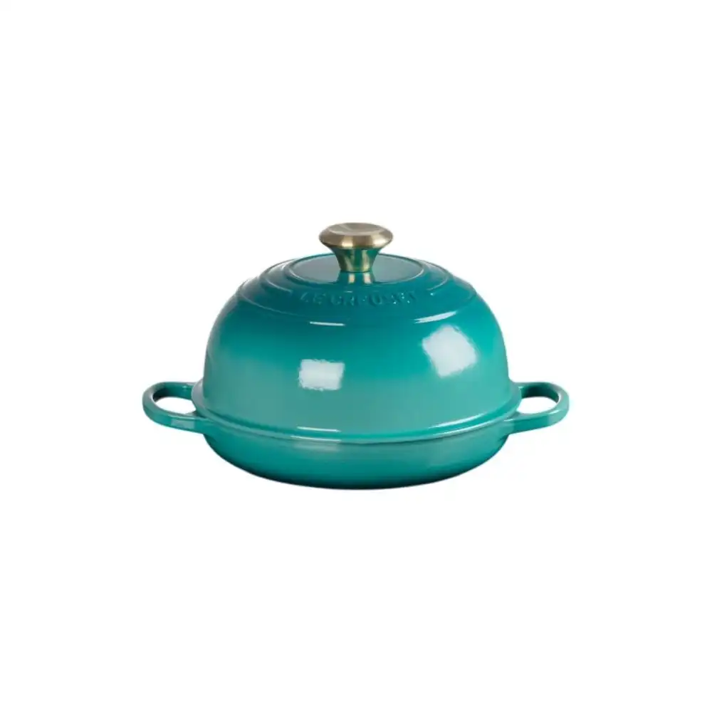 Alternative view of Le Creuset 9.5" Signature Bread Oven | Blue Riviera
