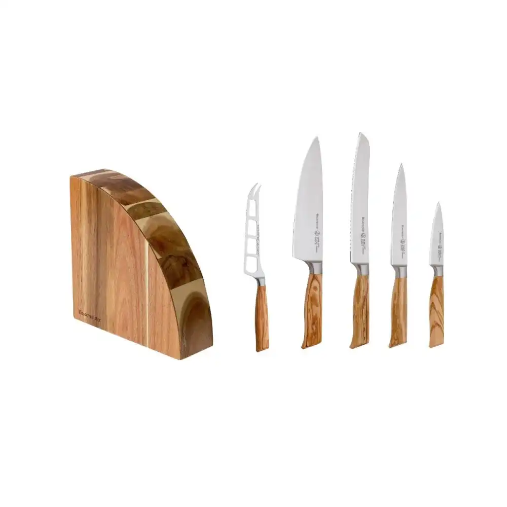 Alternative view of Messermeister Oliva Elite Magnet Knife Block Set | 6-Piece