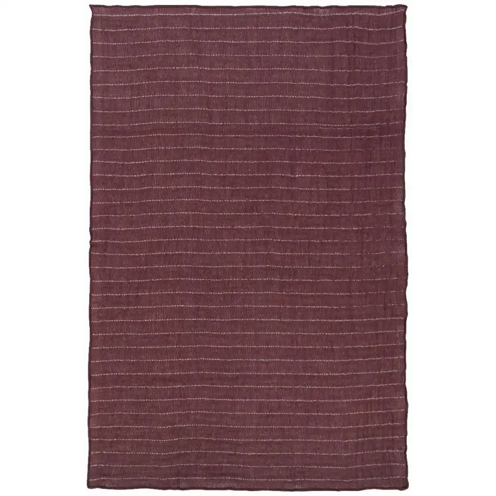Alternative view of Danica Heirloom Double Weave Dishtowels (Set of 2) | Ash Plum