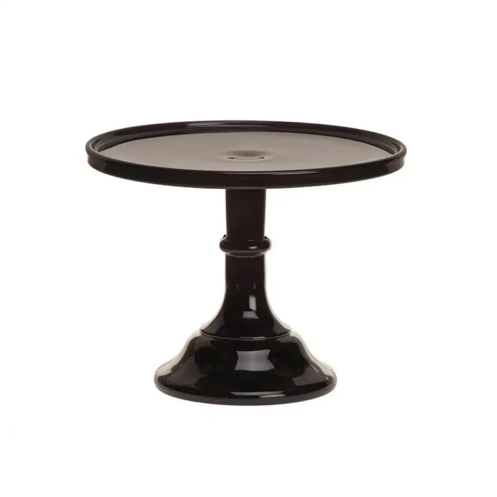Mosser Glass 9" Cake Plate | Black Raspberry