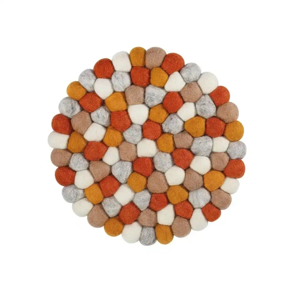 Cilio Fair Trade Virgin Wool Round Trivet | Ambra