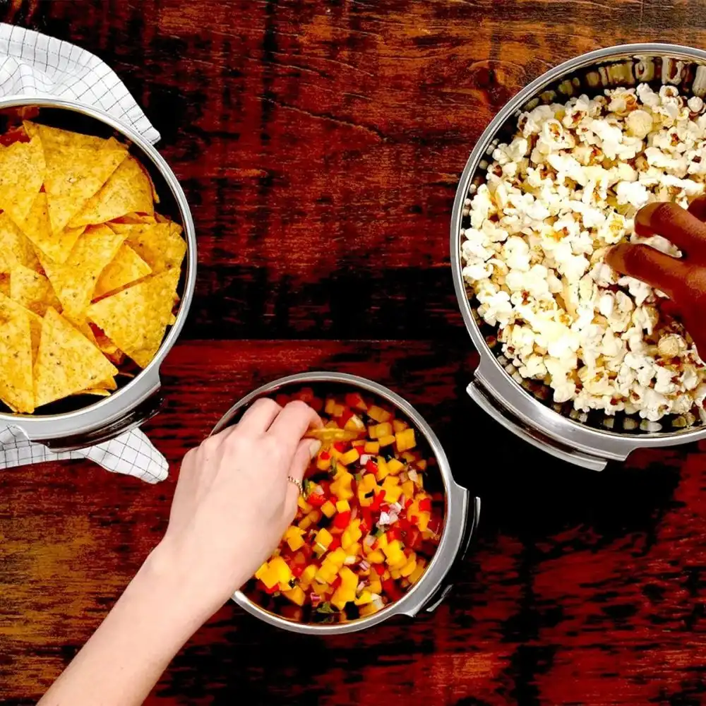 Alternative view of All-Clad Stainless Steel Mixing Bowl Set