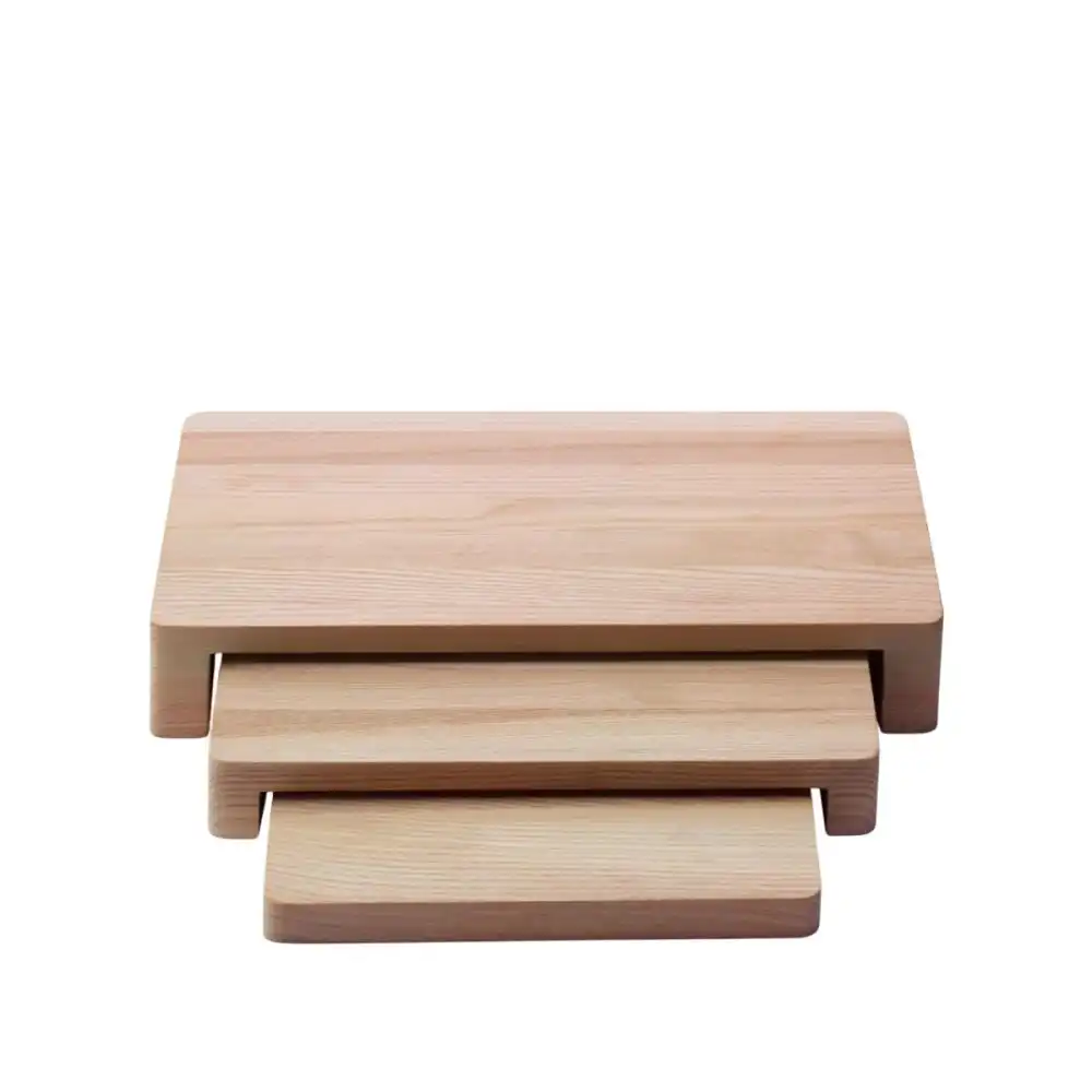 Alternative view of LSA Collective 15" Ash Wood Platter Set