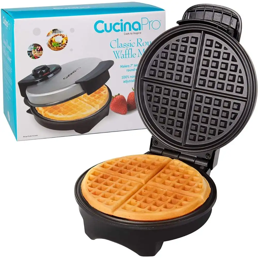 Alternative view of CucinaPro Classic Round American Waffle Maker