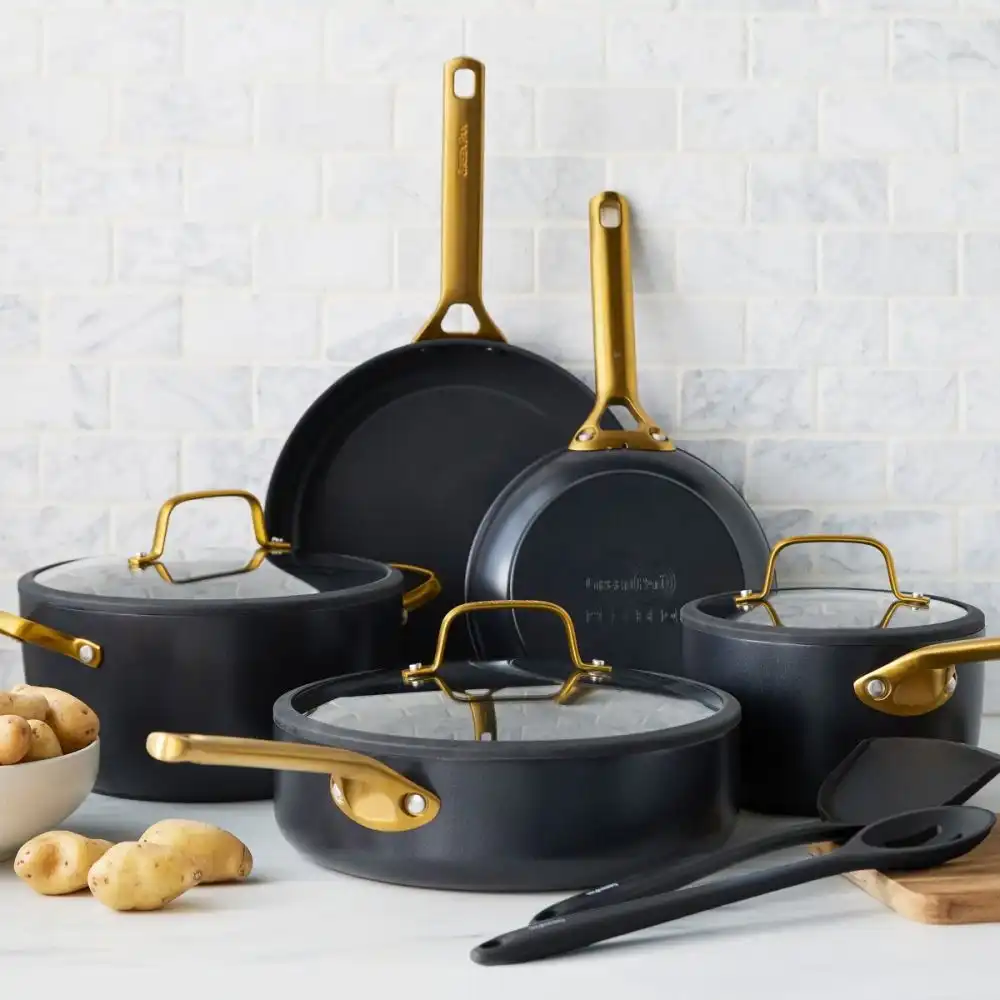 Alternative view of GreenPan Reserve Pro 10-Piece Cookware Set | Black