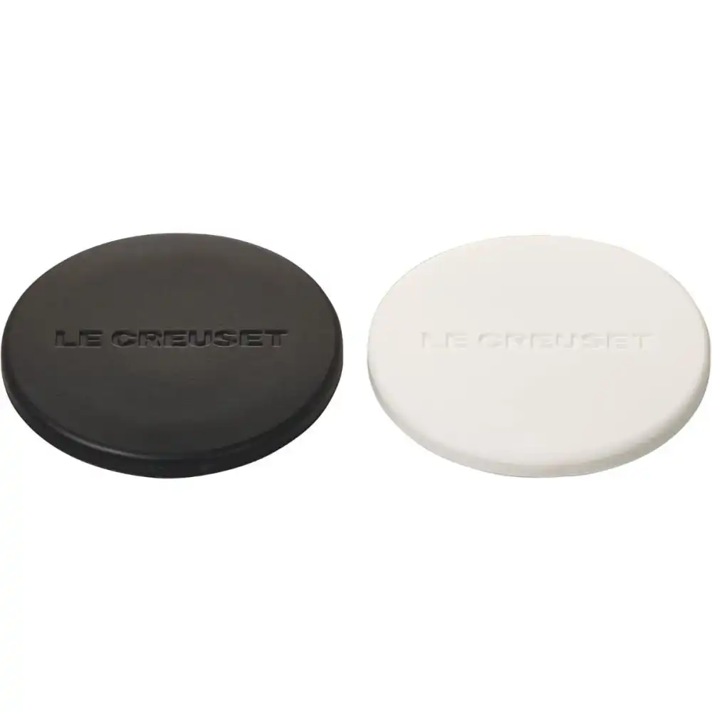 Le Creuset Mill Caps (Set of 2) | Black and White