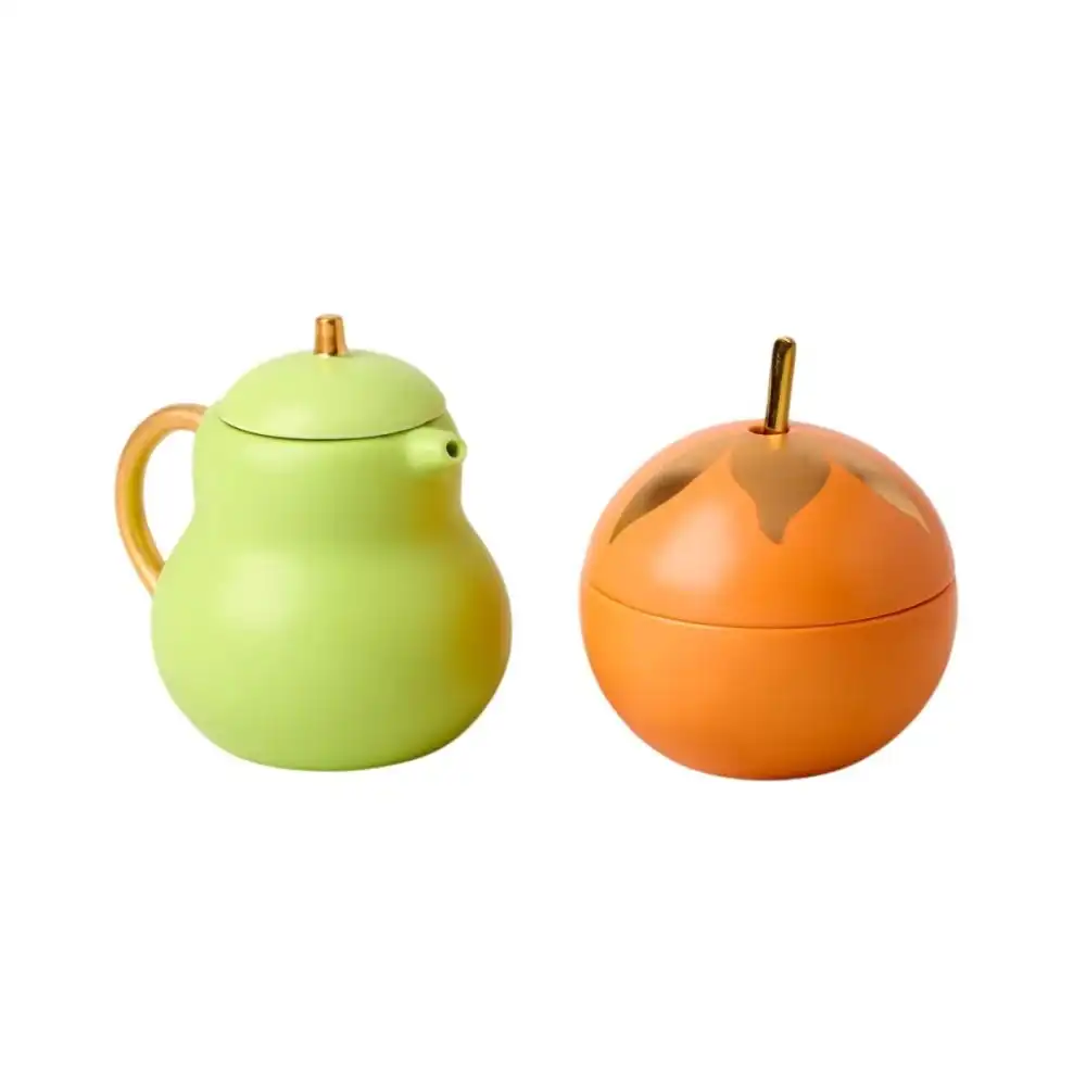 Kate Spade Tutti Fruity Pear & Orange Sugar/Creamer Set
