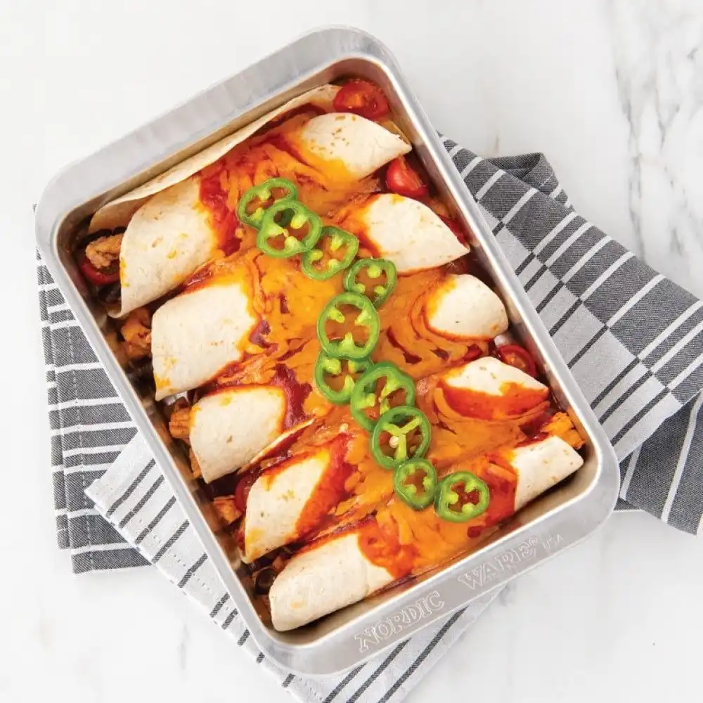 Alternative view of Nordic Ware Naturals Compact Rectangular Baker