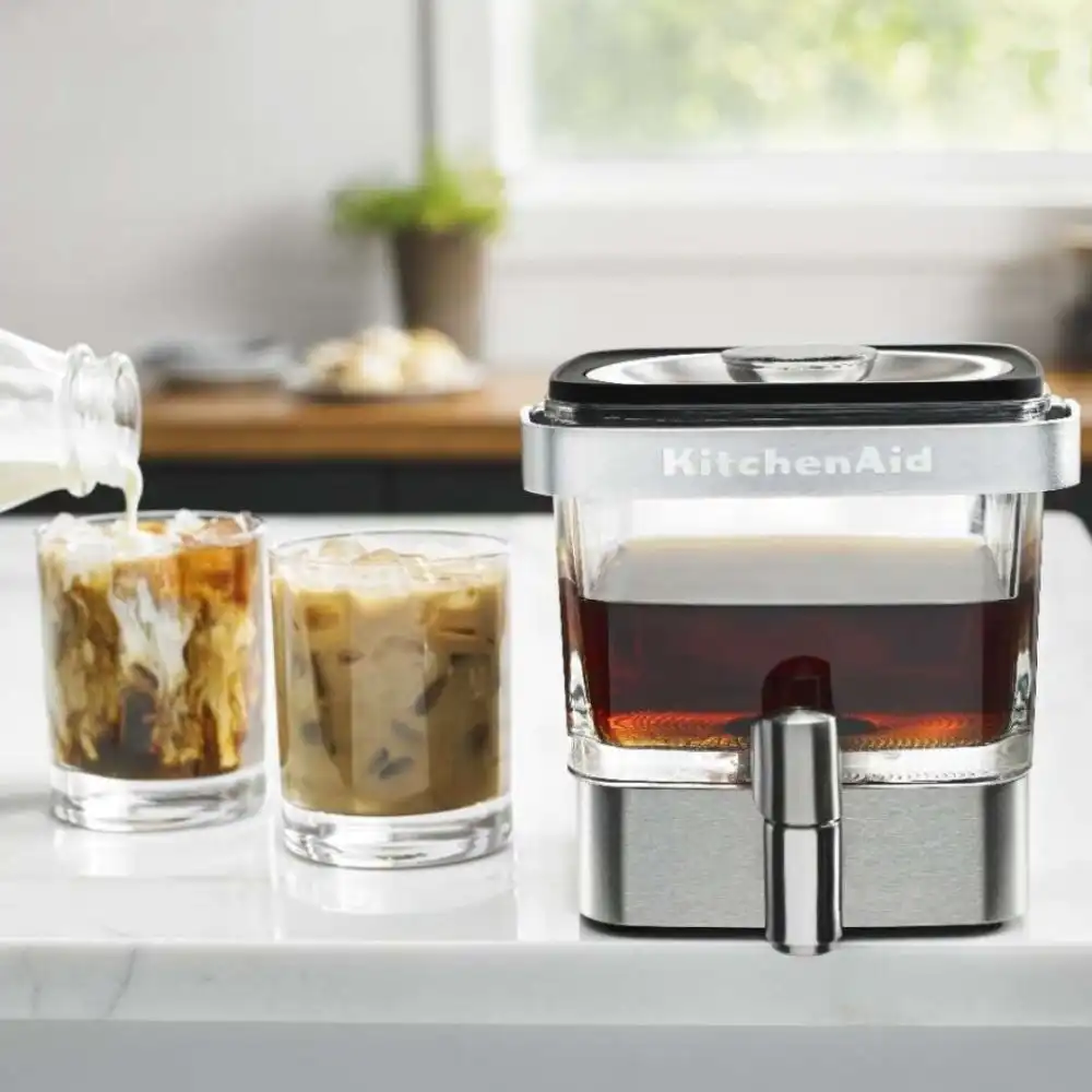 Alternative view of KitchenAid 38oz Cold Brew Coffee Maker | Brushed Stainless