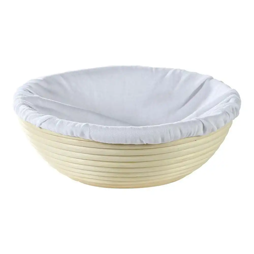 Alternative view of Frieling Round Brotform Proofing Basket Cotton Liner - Fits 10" #3002