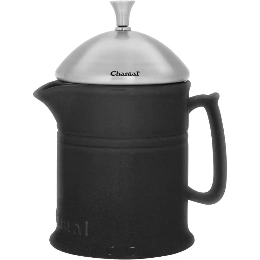 Alternative view of Chantal 16oz Ceramic French Press | Matte Black