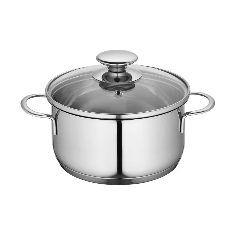 Küchenprofi Mini Stockpot with Glass Lid | 1-Quart
