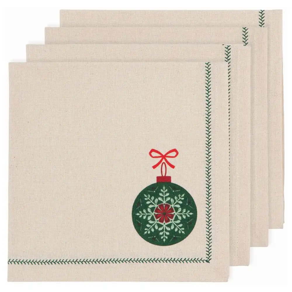 Now Designs by Danica Printed Napkins (Set of 4) | Good Tidings