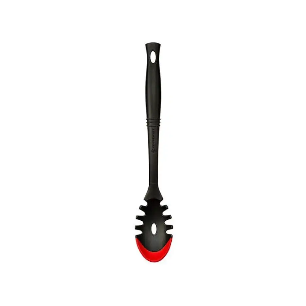 Le Creuset Revolution® Bi-Material Pasta Spoon | Cerise/Cherry Red