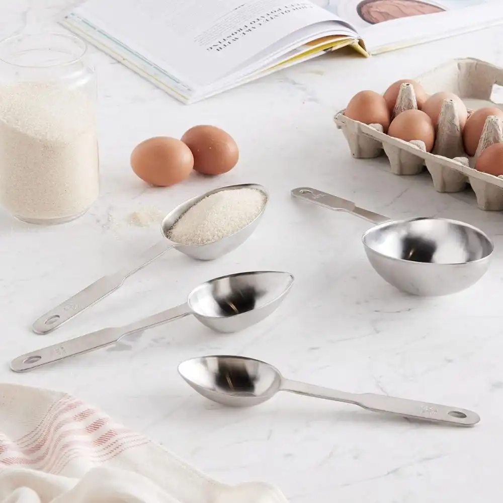 Alternative view of Norpro Stainless Steel Measuring Scoops 4-Piece Set