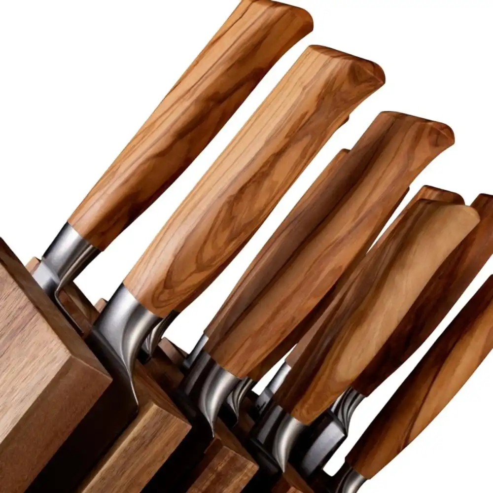 Alternative view of Messermeister Oliva Elite Next Level Knife Block Set | 11-Piece