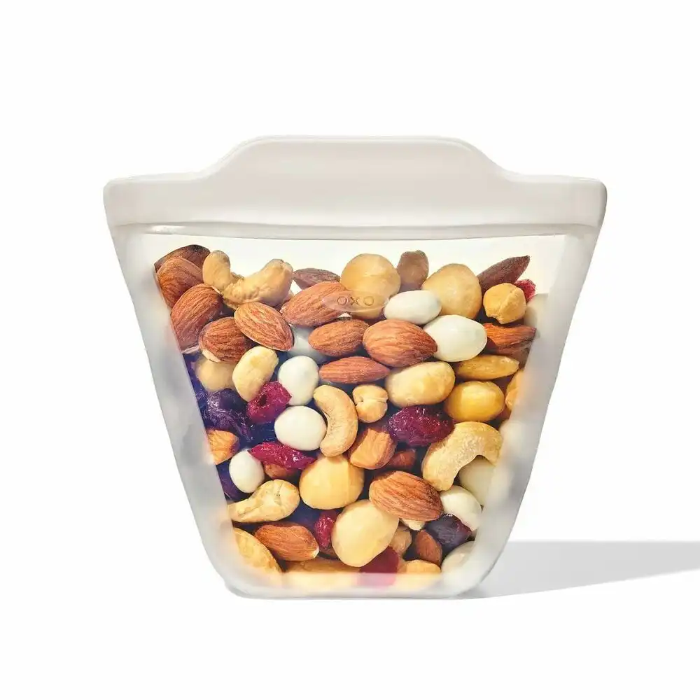 OXO Good Grips 8oz Stand-Up Cup Silicone Reusable Bag | Oat