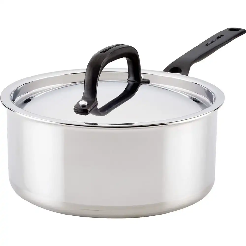 KitchenAid 5-Ply Stainless Steel 3 Qt. Saucepan