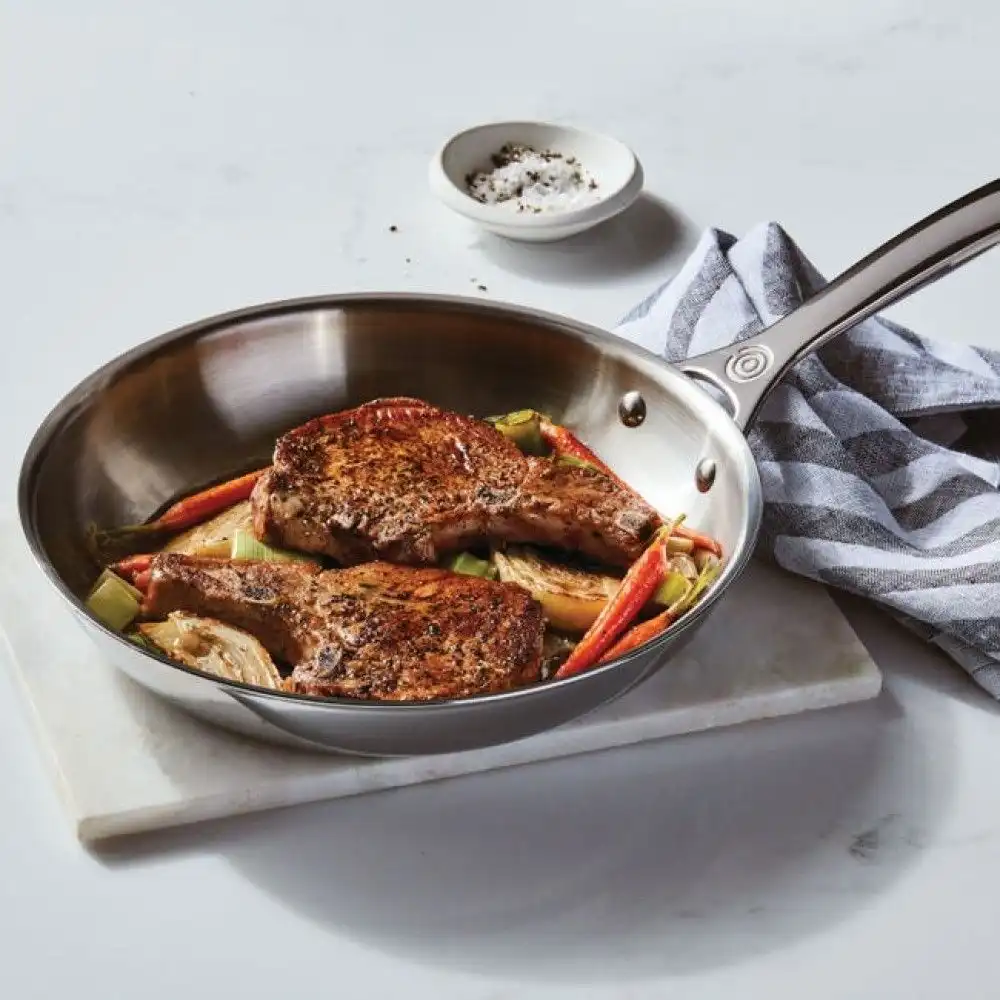 Alternative view of Le Creuset Signature Stainless Steel 12" Fry Pan