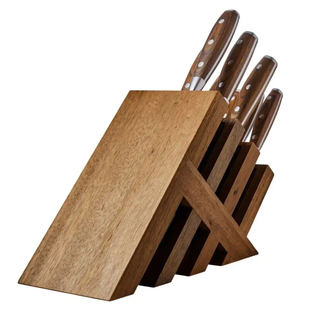 Messermeister Avanta Pakkawood Knife Block Set | 10-Piece