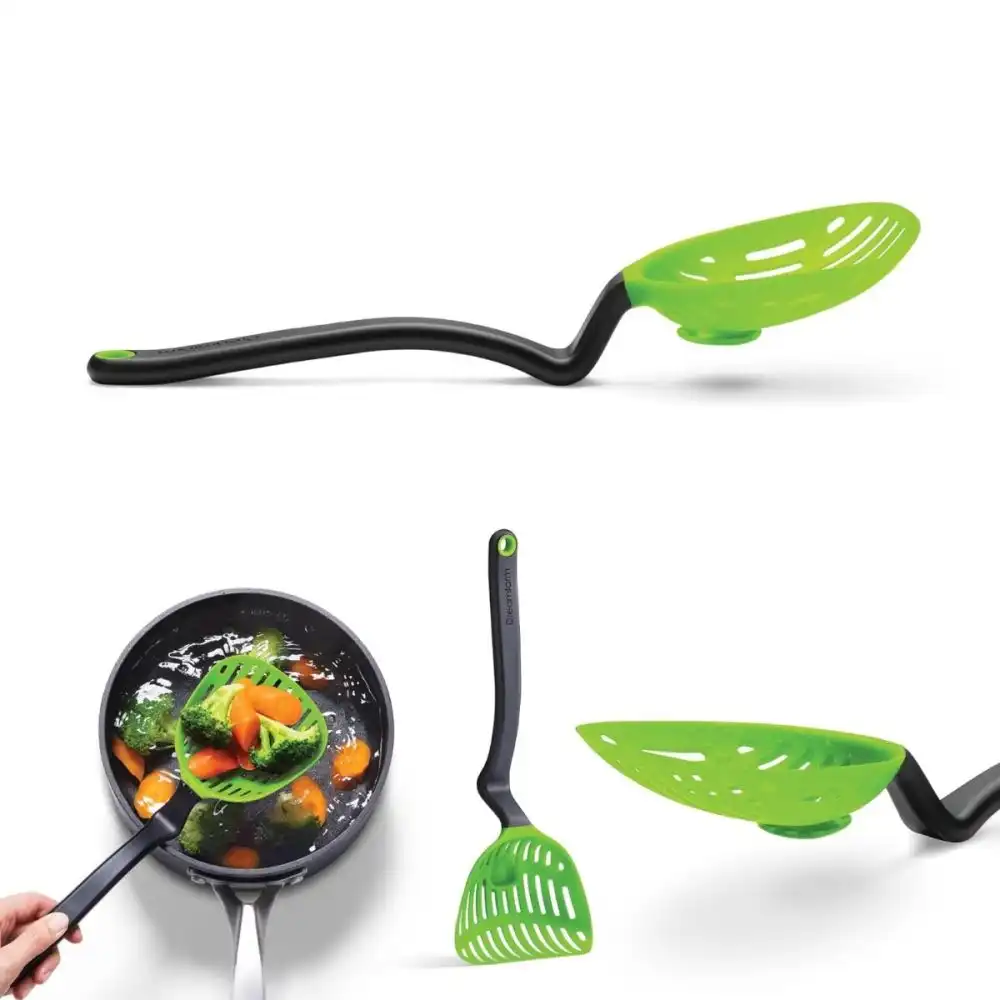 Dreamfarm Lestrain Dripless Sit Up Strainer | Green