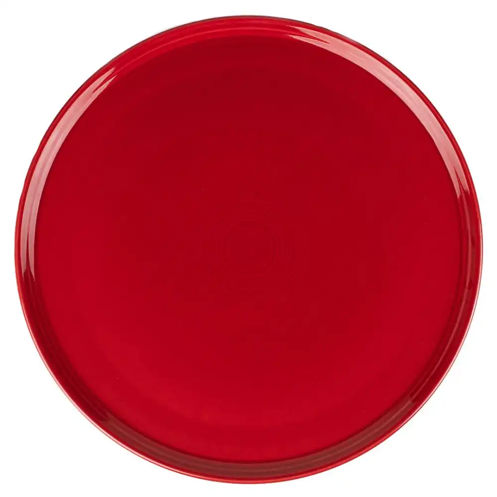 Fiesta® 12" Round Baking & Serving Platter | Scarlet