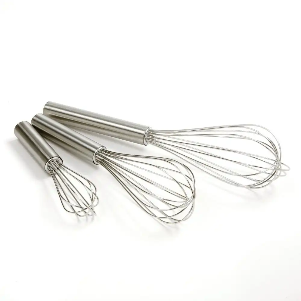Norpro Stainless Steel Balloon Whisks - Set of 3