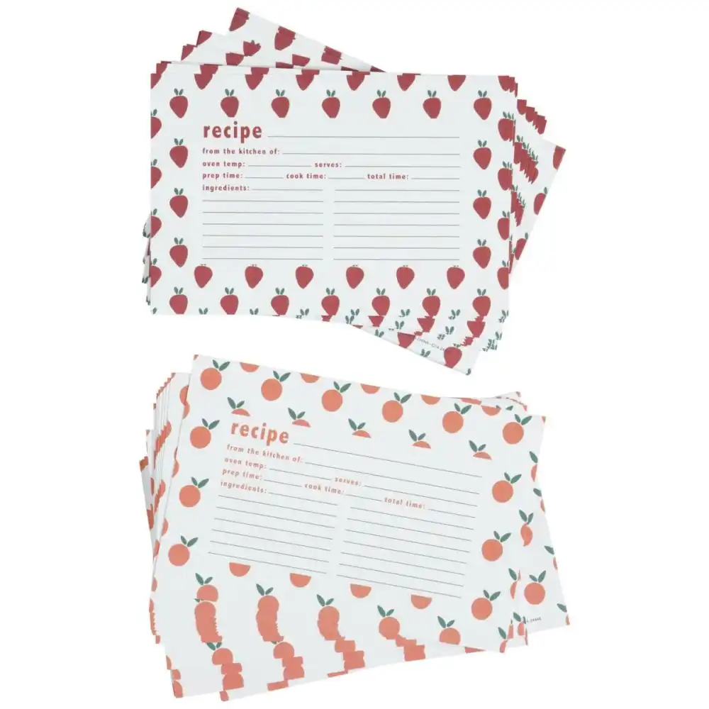 Alternative view of C.R. Gibson 4" x 6" Recipe Cards | Fruit