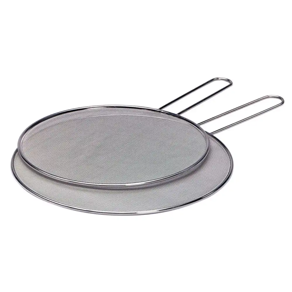 Alternative view of Lodge Cast Iron 11" Stainless Steel Splatter Screen
