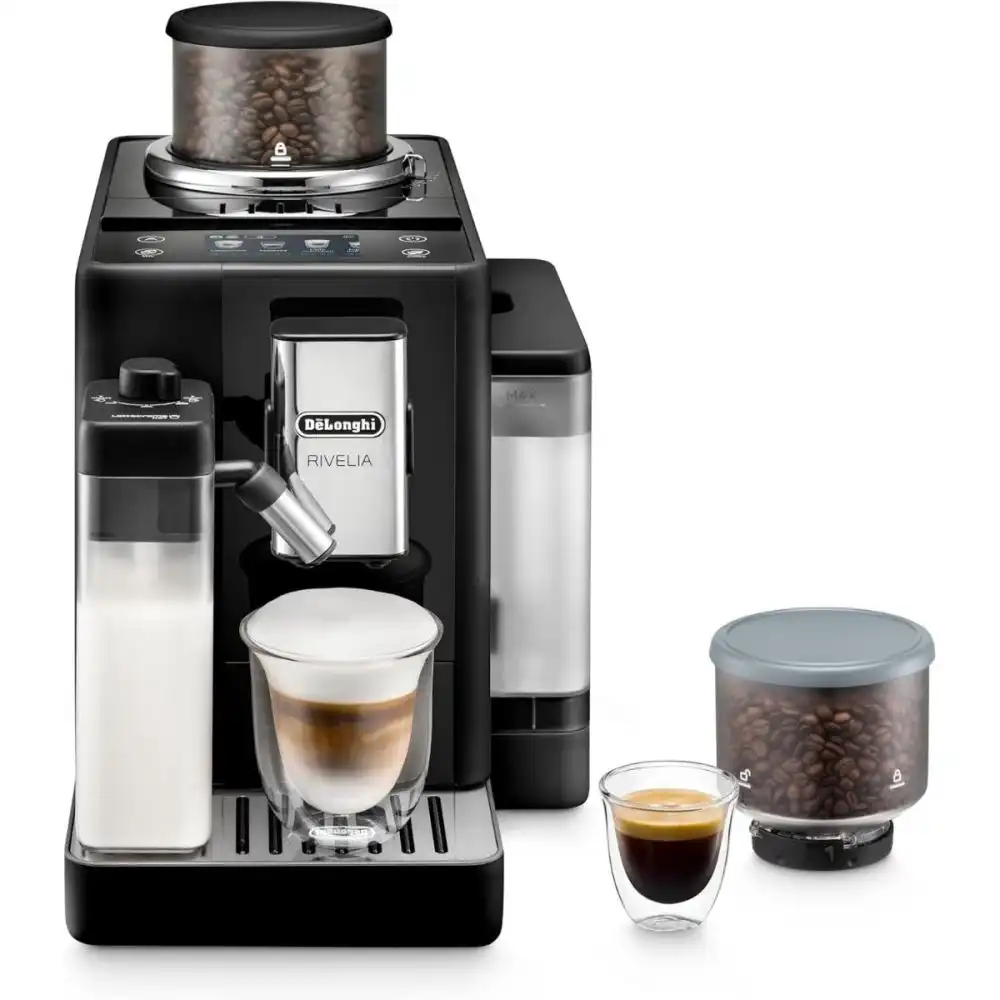 De'Longhi Rivelia Fully Automatic Espresso Machine | Onyx Black