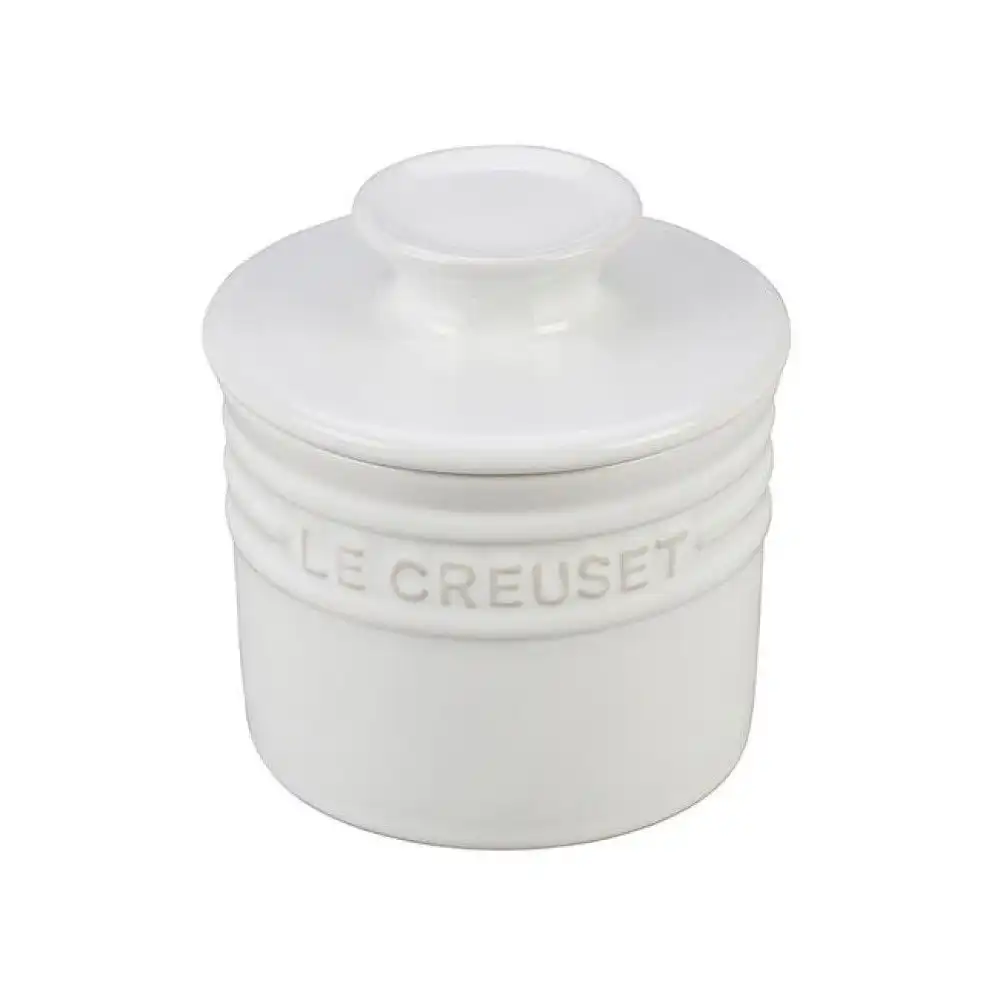 Le Creuset Butter Crock | White