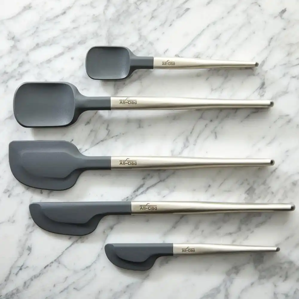 Alternative view of All-Clad Silicone Tools 3-Piece Spatula Set