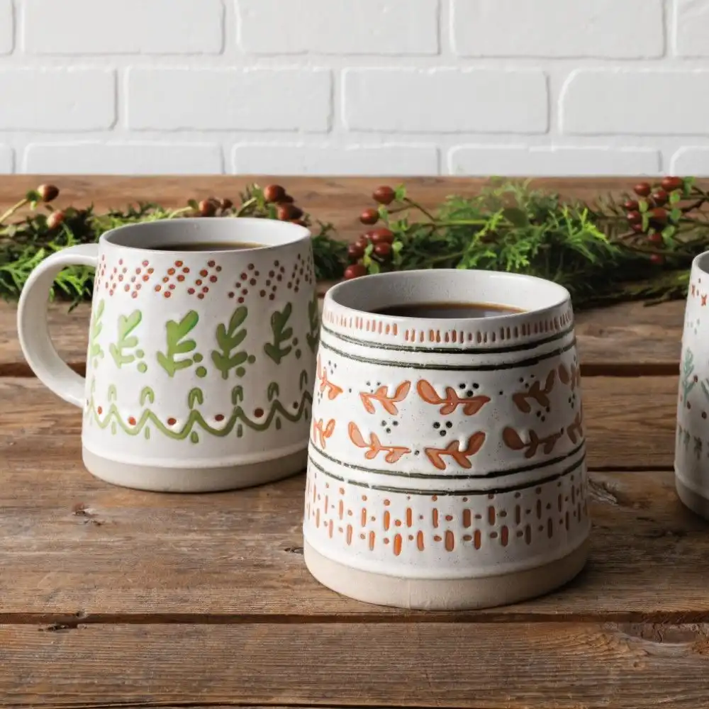 Alternative view of Now Designs by Danica 16oz Atelier Mug | Autumn Leaves