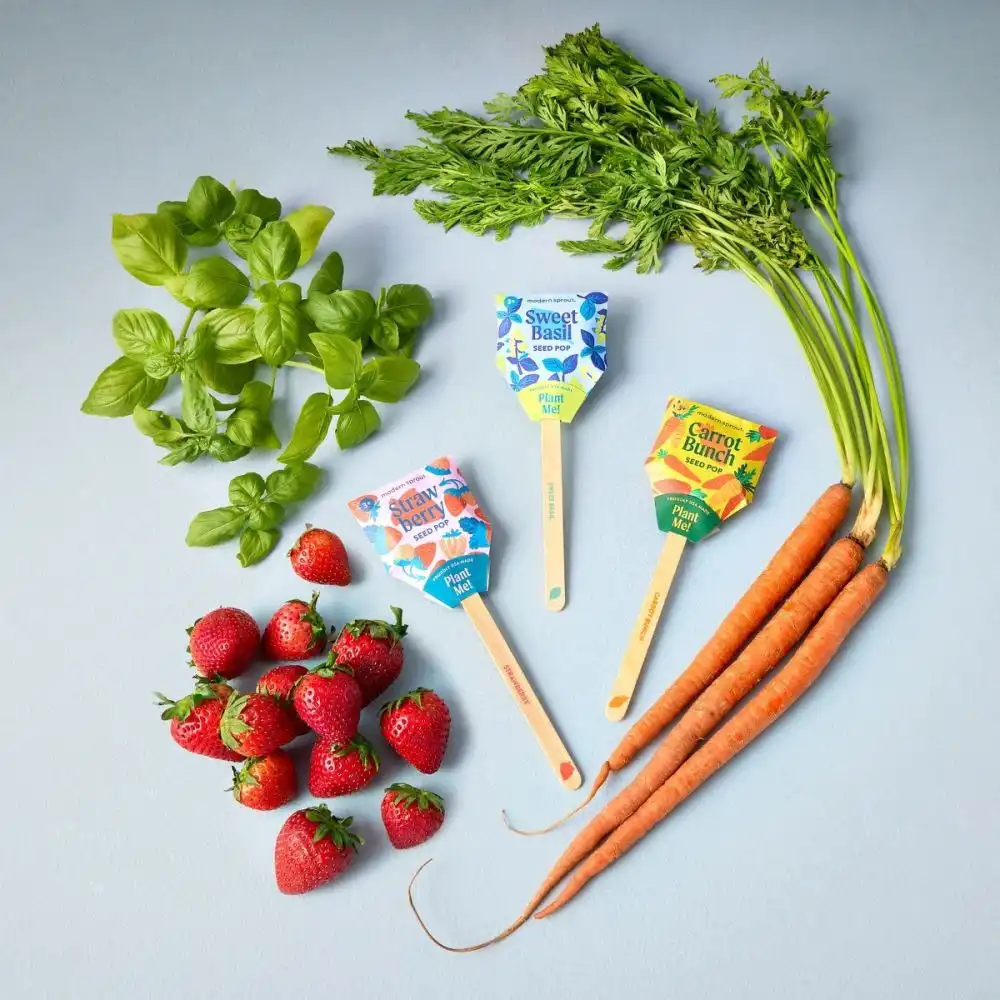 Alternative view of Modern Sprout Seed Pop | Carrot Bunch