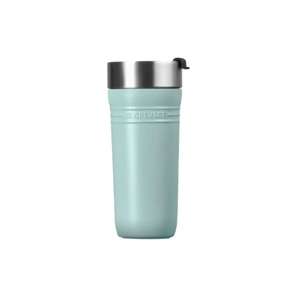 Le Creuset On The Go 12oz Stainless Steel Travel Mug | Sea Salt