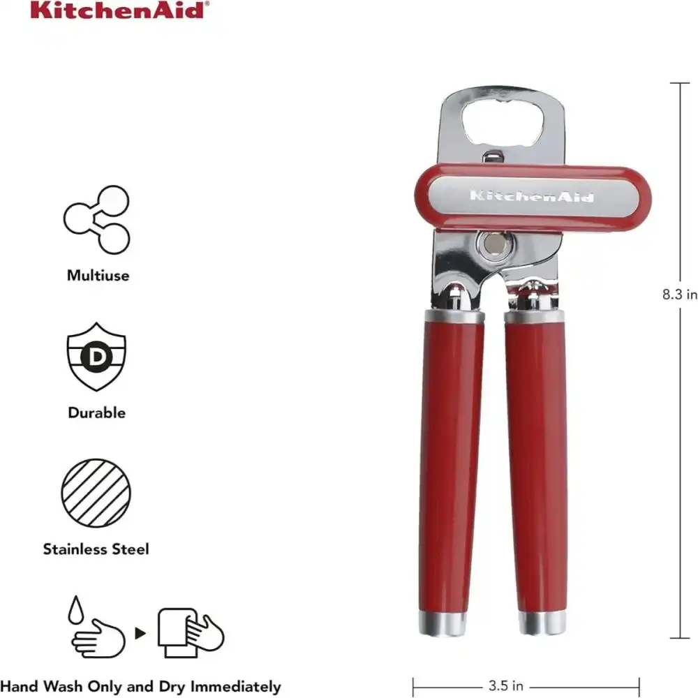 Alternative view of KitchenAid Classic Hard Handle Can Opener | Red
