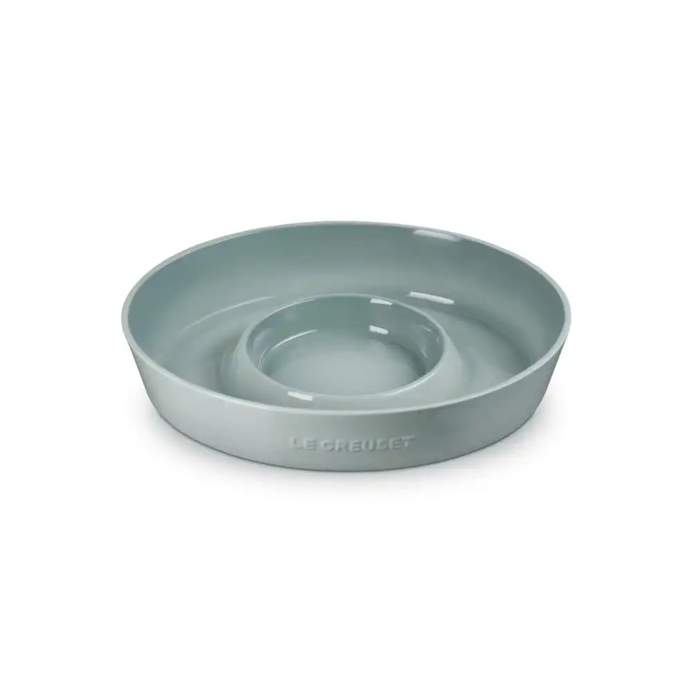 Le Creuset 13" Chip and Dip Platter | Sea Salt